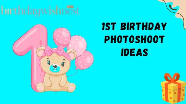 1st Birthday Photoshoot Ideas