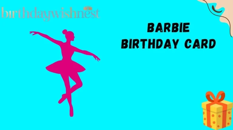 Barbie Birthday Card