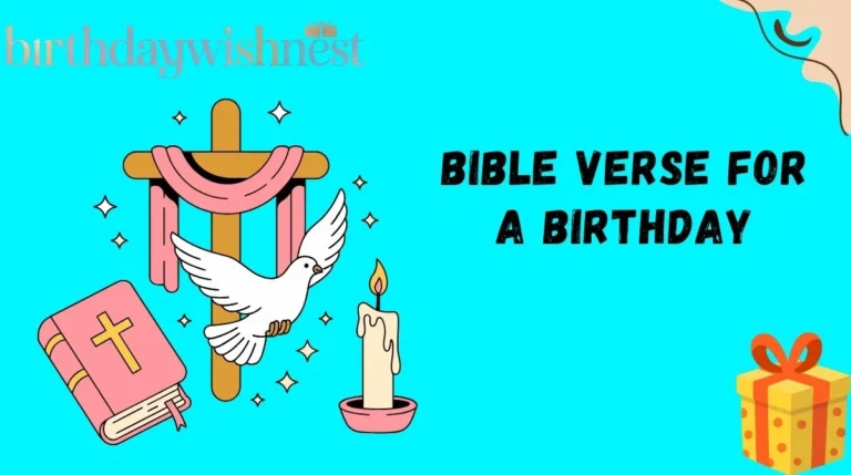 Bible Verse for a Birthday