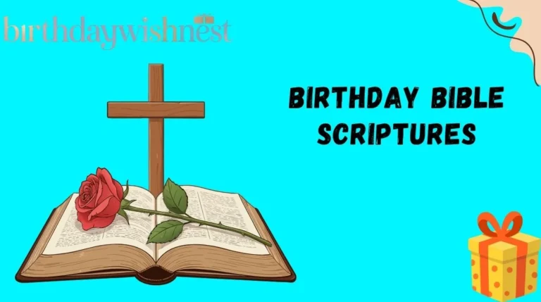 Birthday Bible Scriptures