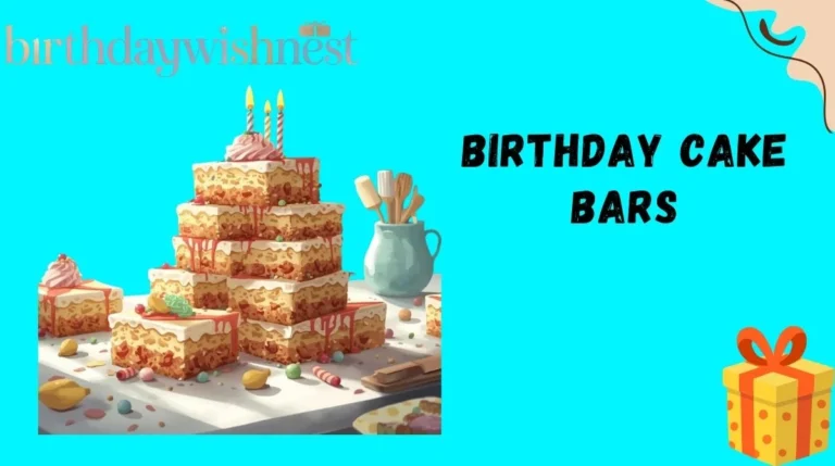 Birthday Cake Bars