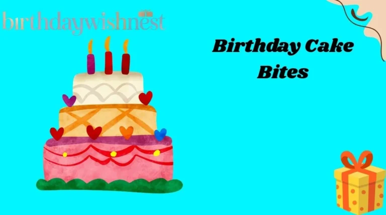 Birthday Cake Bites