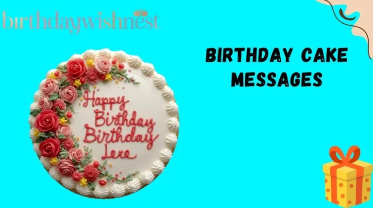 Birthday Cake Messages