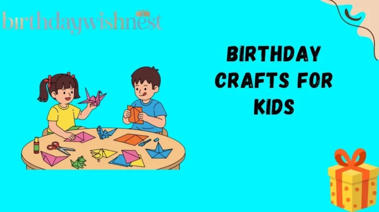Birthday Crafts for Kids