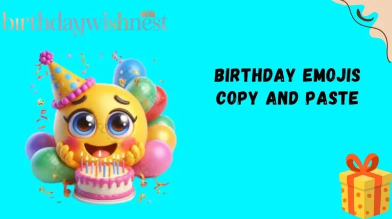 Birthday Emojis Copy and Paste