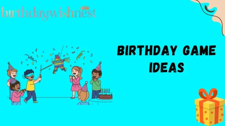 Birthday Game Ideas