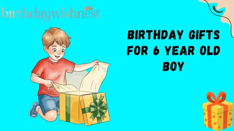 Birthday Gifts for 6 Year Old Boy
