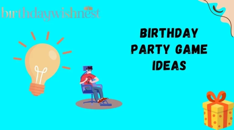 Birthday Party Game Ideas