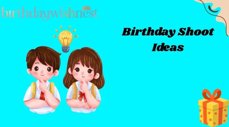 Birthday Shoot Ideas