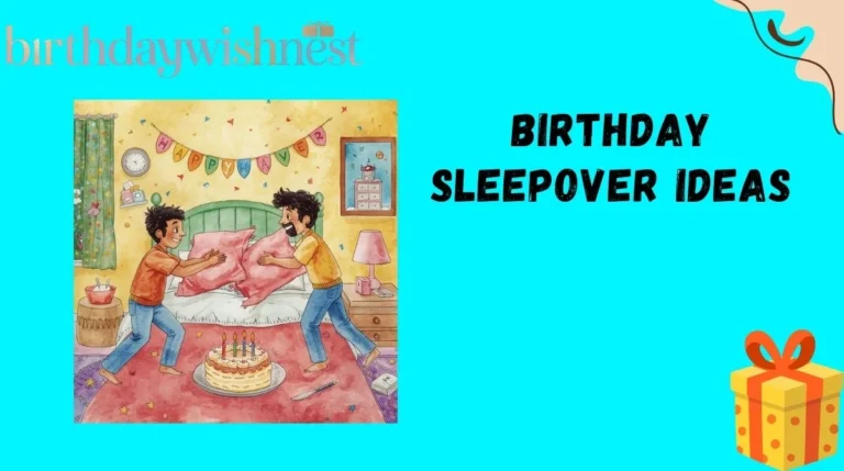 Birthday Sleepover Ideas