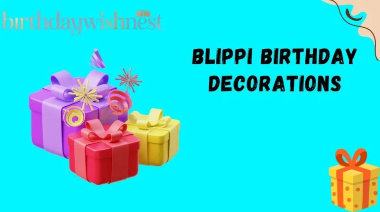 Blippi Birthday Decorations
