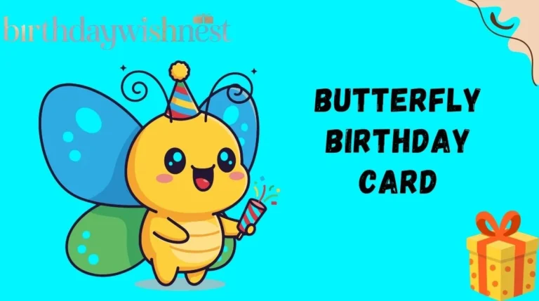 Butterfly Birthday Card