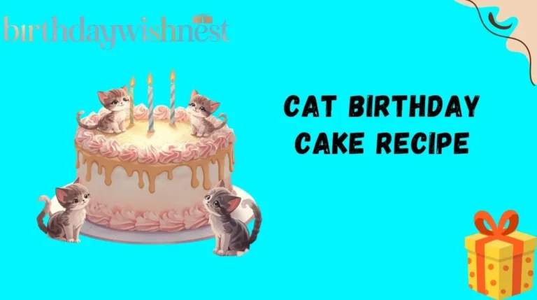 Cat Birthday Cake Recipe