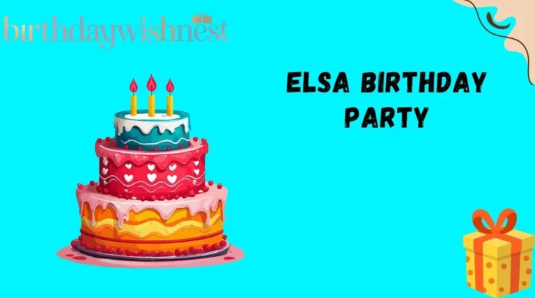 Elsa Birthday Party