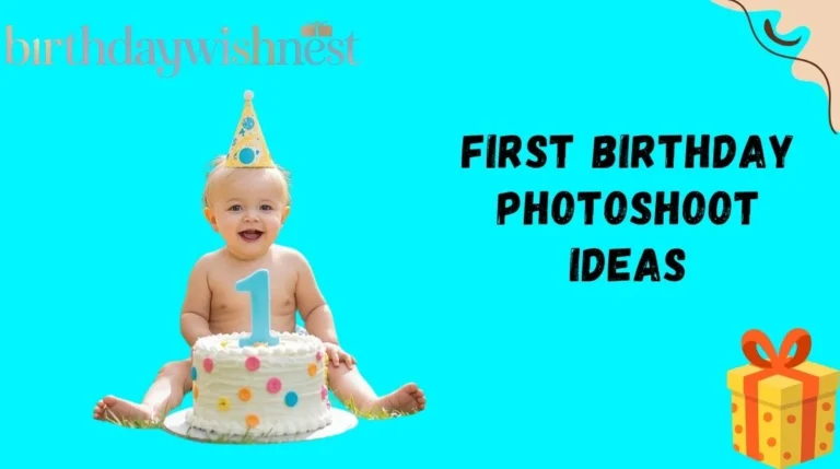 First Birthday Photoshoot Ideas