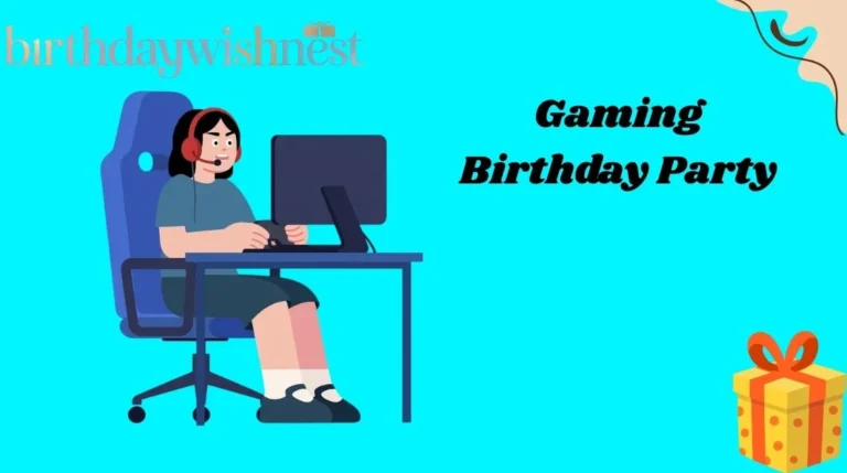 Gaming Birthday Party