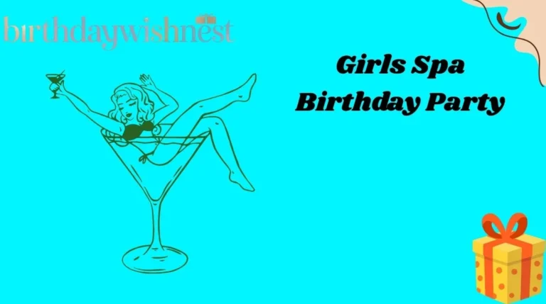 Girls Spa Birthday Party