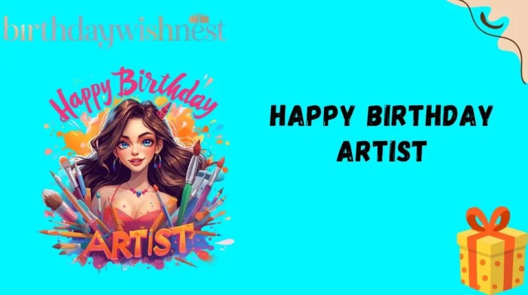 Happy Birthday Artist