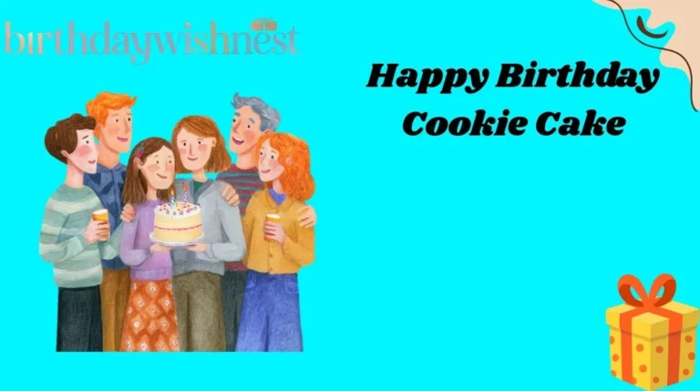 Happy Birthday Cookie Cake