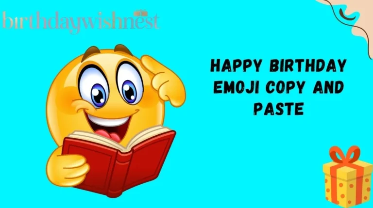 Happy Birthday Emoji Copy and Paste