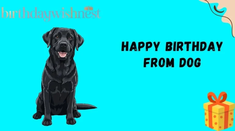 Happy Birthday from Dog