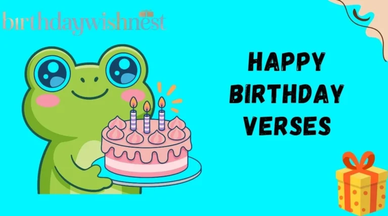 Happy Birthday Verses