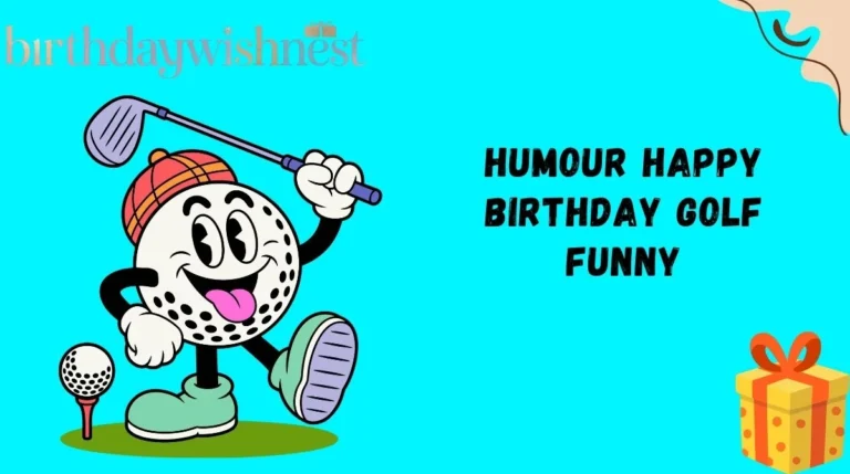 Humour Happy Birthday Golf Funny