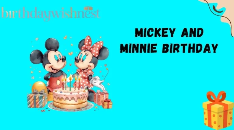 Mickey and Minnie Birthday