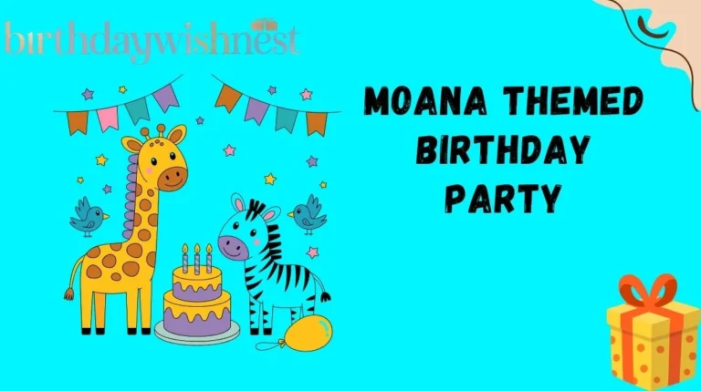 Moana Themed Birthday Party