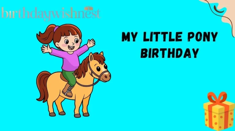 My Little Pony Birthday