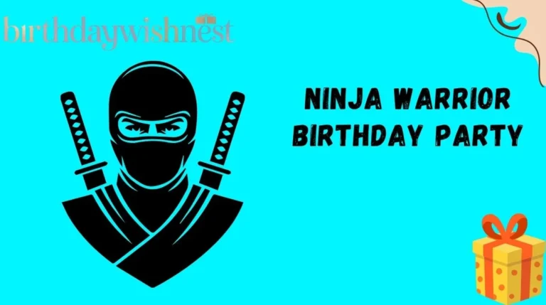 Ninja Warrior Birthday Party