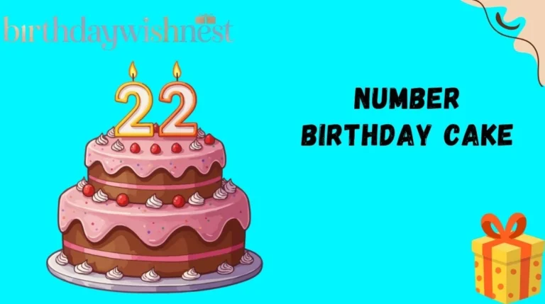 Number Birthday Cake