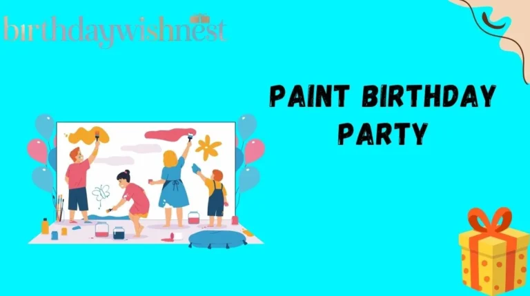 Paint Birthday Party