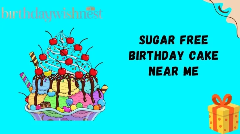 Sugar Free Birthday Cake Near Me