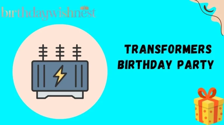 Transformers Birthday Party