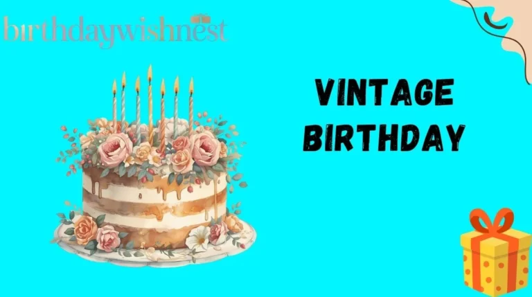 Vintage Birthday